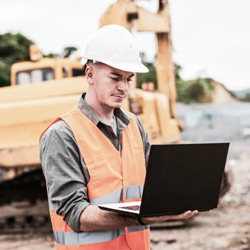 Prime Contractor Checking Wage Rates On The Jobsite